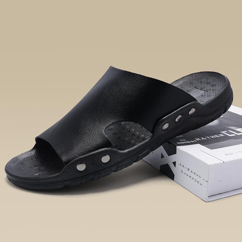 Men's Shoes Summer Slippers Mens Indoor Slides Casual Sandals Man Lightweight Breathable Beach Slippers for Men Sandals