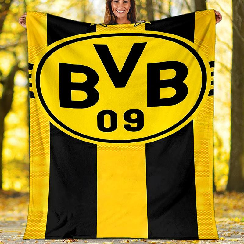 Borussia Dortmund Printed Throw Blanket—soft,warm;versatile Blanket for All Seasons—perfect As &air-conditioning Throw,nap Blanket