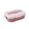 Lunch Box Pojemnik na żywność 3 kratki Lunchbox Praca Piknik Akcesoria kuchenne Przekąska Szczelne przechowywanie Możliwość używania w kuchence mikrofalowej