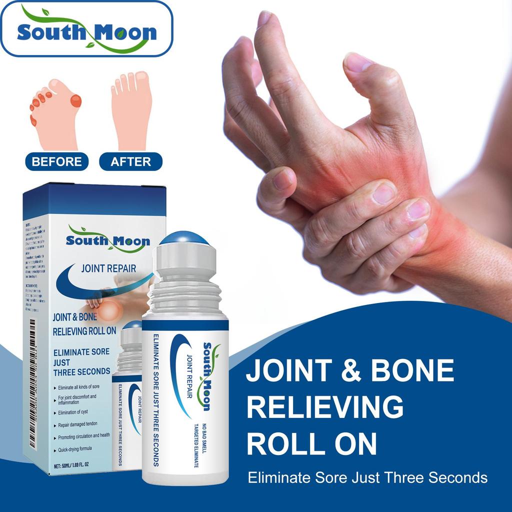 South Moon Joint Care Roll-On Liquid for Body Joints, Wrists, Knees, Lumbar and Cervical Spine Pain Relief Liquid