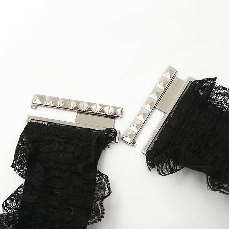 Tight Waist Seal Wide Belt Korean Style Versatile Decorative Elastic Belt Women's Lace Elastic Elastic Waist Seal
