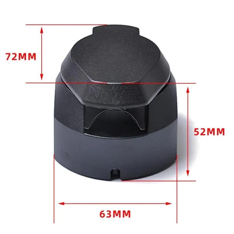 7Pin/13Pin 12V Euro round Trailer Caravans Socket Electrical Connector Adapter Towing Socket Plug Car Accessories