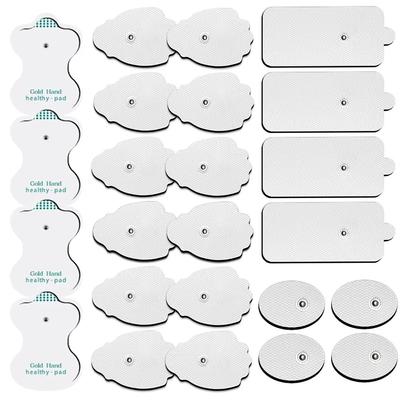 Electrostimulation Patch EMS Electrode Muscle Stimulator Pads For Acupuncture Physiotherapy Tens Machine Conductive Gel Reusable