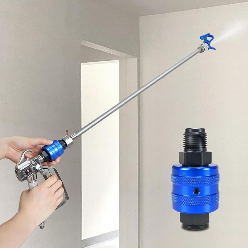 Airless Sprayer Guns Swivels Joint Aluminum Nozzle Direction Adjuster For Paint Sprayers With 7/8 Thread Connection