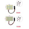 Auto T10 Festoon 5050 6/9/12/15/18/20/24/36/48 SMD Panel light white/ice blue Car LED Reading Dome Trunk lamp bulb 12V Lights Bulbs 7