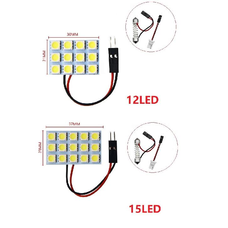 Auto T10 Festoon 5050 6/9/12/15/18/20/24/36/48 SMD Panel light white/ice blue Car LED Reading Dome Trunk lamp bulb 12V Lights Bulbs 7