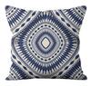 Simple Blue Printed Pillowcase Car Ornaments Office Living Room Home Pillowcase