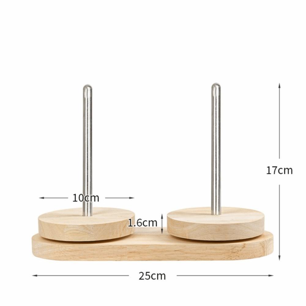 Durable Portable Yarn Rotating Tool Wooden Detachable Wool Yarn Winding Axis Frame Yarn Holder Knitting Crochet