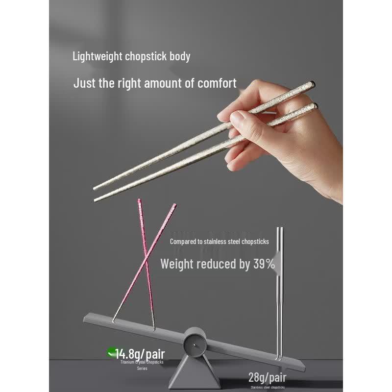COOKER KING Pure Titanium Chopsticks
