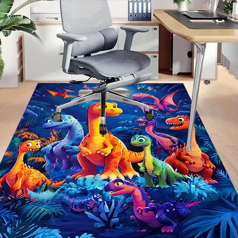 1PC Dinosaurs Night Extra Large Non-Slip Floor carpet, Office, family, bedroom, Studio - Large Area RugJ0395