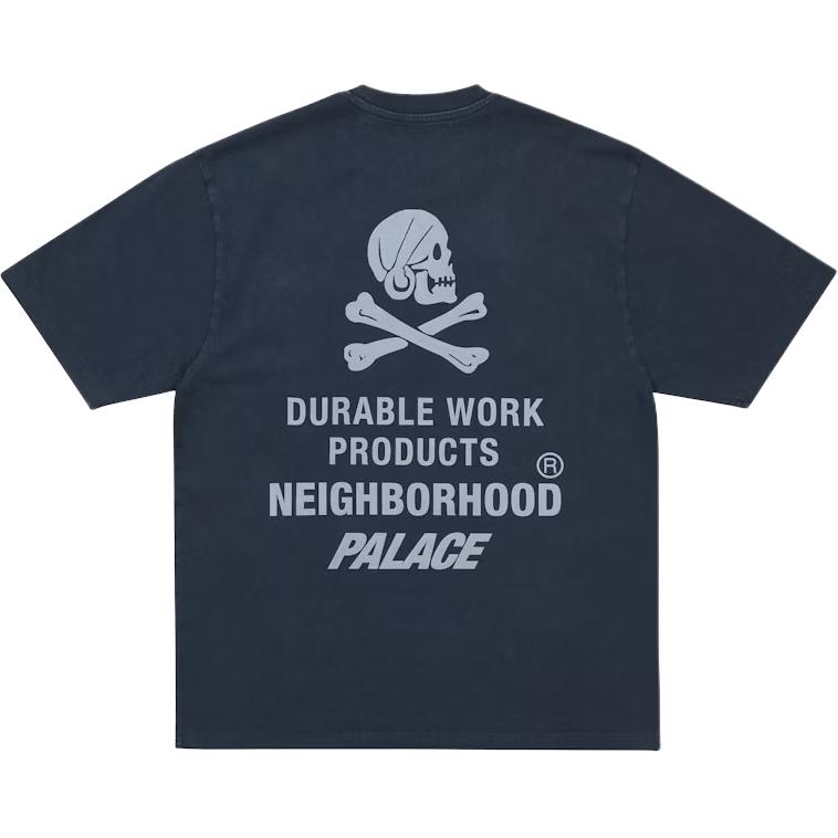

Palace X Neighborhood Collaboration Skull Print Pullover Short Sleeve T-Shirt Unisex T-Shirt P29TS106 M