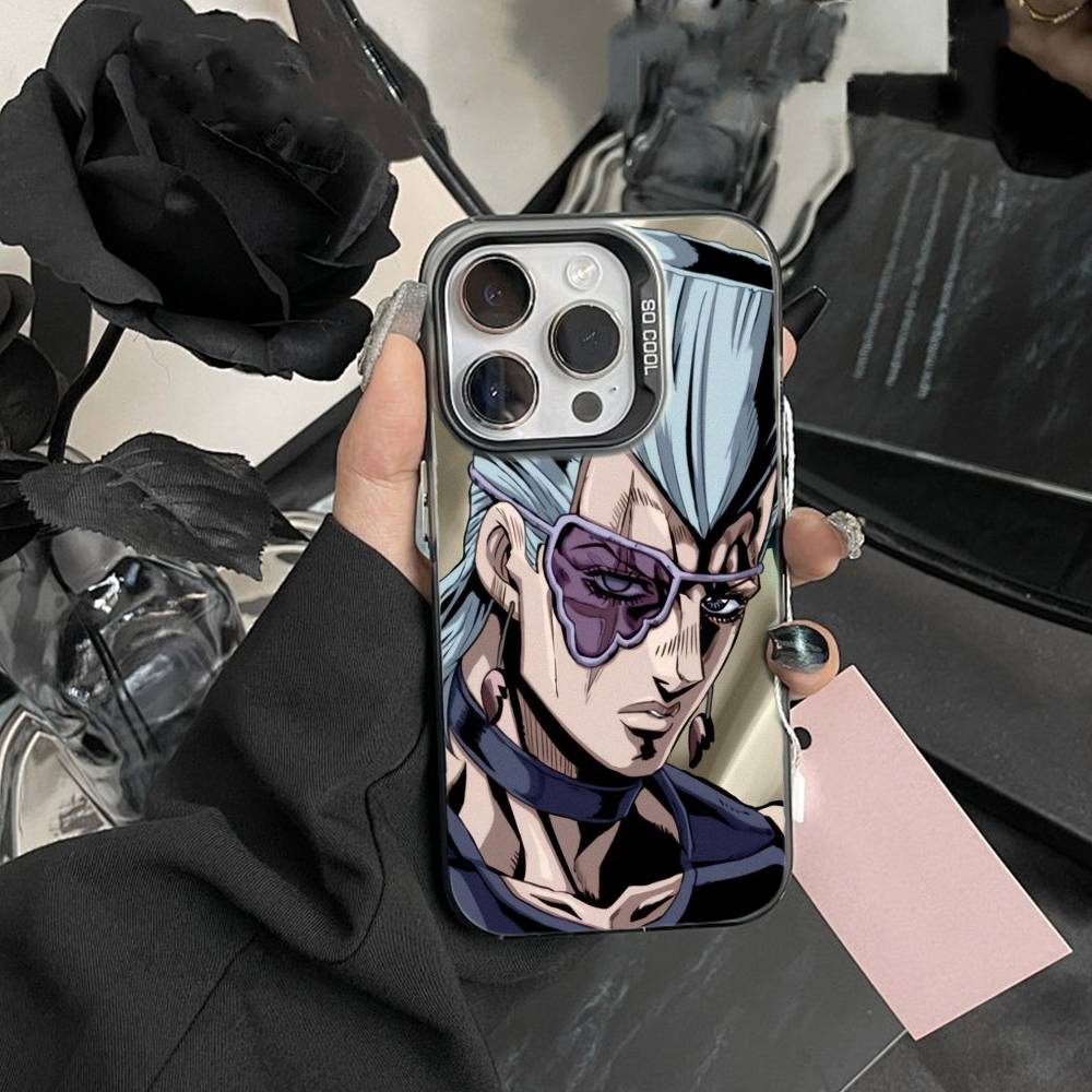 Anime Jojos Bizarres Adventures Phone Case For IPhone 16 17 15 14 12 13 Pro Max Black Color Shockproof Cover