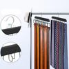 Rotatable Non Slip Storage Rack Multi-function Belt Hanger Sturdy 14/16/20 Hooks Belt Rack
