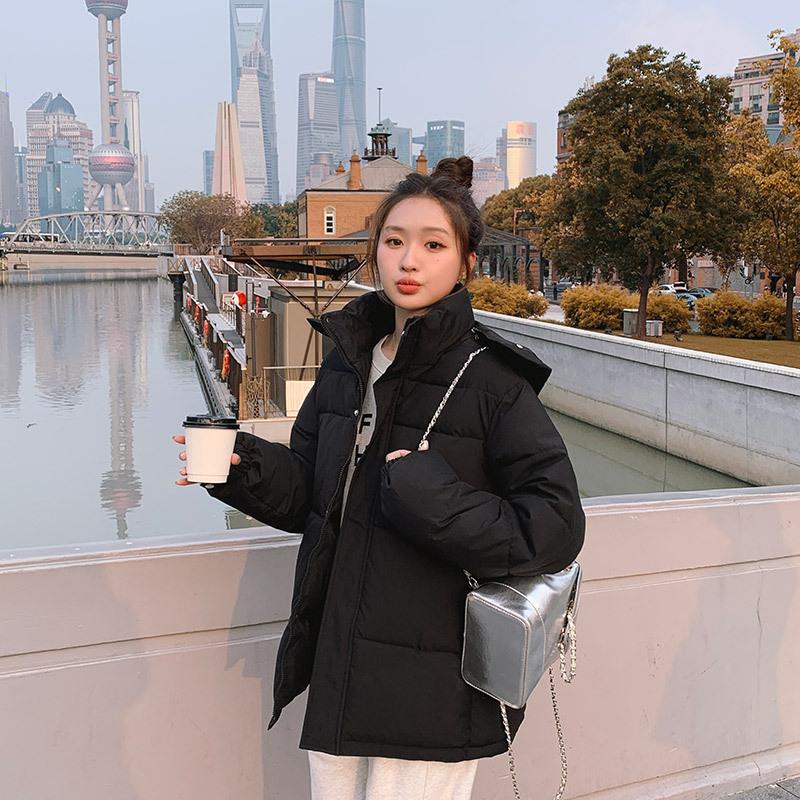 

Bread clothes down cotton-padded clothes women s new winter coats thickened cotton-padded jackets tide XXL чорний