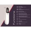 Forehead and Ear Thermometer, Digital Non-Contact Thermometer Infrared Thermometer with LCD Display, White