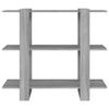VidaXL Bibliothèque-Séparateur de pièce Sonoma gris 100x30x87 cm 813567