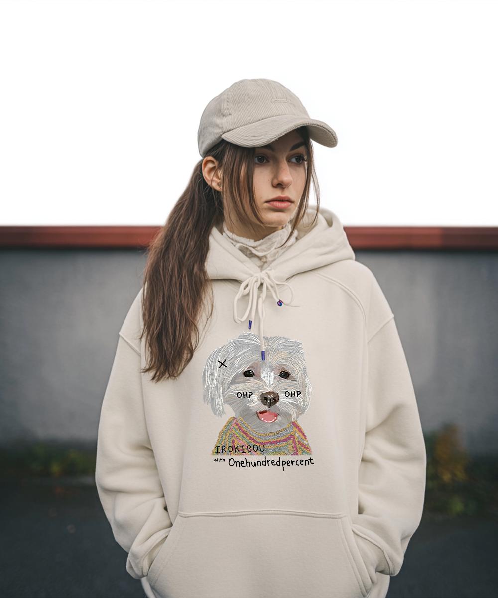 One Hundred Percent Ohp X Irokibou Honey Fleece Hoodie Dark Gray/M