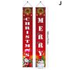 180x30cm Merry Christmas Couplet On Door Banners Party Decorative Porch Flag Oxford Cloth for Home Porch Outdoor Xmas Hanging Ornaments Supplies