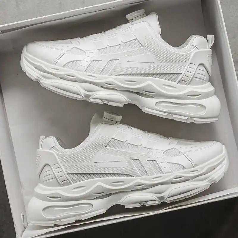 Ecoleather Ete Men's Spring Autumn Sneakers Casual Shoes Men Luxury Vip Men's Sapateni Sport Exercise Caregiver Overseas