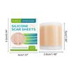 Silicone Scar Patch Waterproof Breathable and Soft For Postoperative Scars Burn Scars Acne Scar Daily Care Enhancing Skin Repair