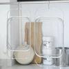 Neues ausziehbares Bestecktrockengestell Küchenspüle Abtropfkorb Edelstahl-Abtropfkorb Küchenaufbewahrungsschalen