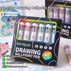 LANGUO Multicolor Pens 28/60/120 Colors 10-in-1 Colored Ballpoint Pen 0.8mm Fine Point Smooth Writing Retractable Ballpoint Pens