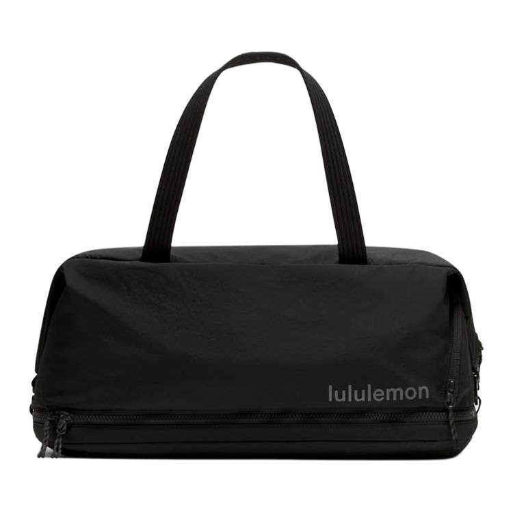 

Lululemon Gym Logo Letter Sports Storage Bag Silicone Design Fitness Bag Regular Unisex Couple Unisex bags Black Graphite-Grey Agate-Grey LU9DPAS Black & Graphite Gray & Agate Gray