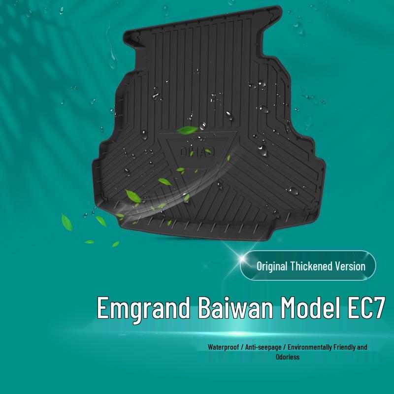 Suitable Trunk and Tailgate Mat for 21-Geely Emgrand S, New Emgrand GL, and 22-Million Model EC7 Rear Seat