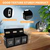 Wall-mounted Piggy Bank Visualized Money Box Wooden Money Saving Box Save Spend Bank 3 Grid Piggy Bank Safe Boxes for Kids Gifts