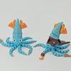 1/2Pcs 3D Printed Squid Figurine Movable Joints Simulated Octopus Stress Relief Articulated Sea Animal Fidget Toy Desktop Decoration Ornament