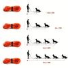 JoyFusion Dog PVC For Stain 1cm Freely For For Large and Small Easy To For Outdoor Yellow Lead, Material, Waterproof, Training, Resistant, Thick,