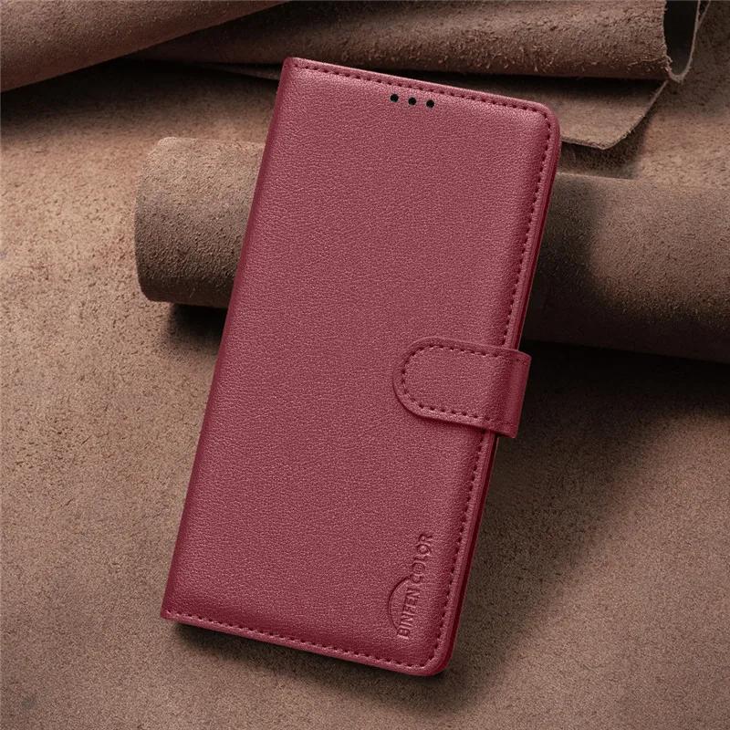 Wallet Flip Anti-theft Case For Motorola MOTO G15 G05 E15 G35 G55 G45 G75 5G MotoG05 Leather Cover RFID Blocking Protective Bags