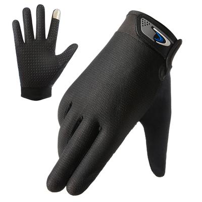 Angelhandschuhe, Vollfinger, Herren/Damen, Angelhandschuhe, lang, Touchscreen, atmungsaktiv, Angelzubehör, 1 Paar