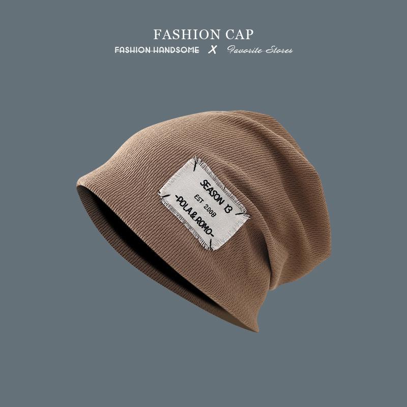 

Шляпа женская новая универсальная шляпа-стопка большой обхват головы шляпа-мешок модная теплая шляпа трендовая послеродовая шляпа Standard хаки