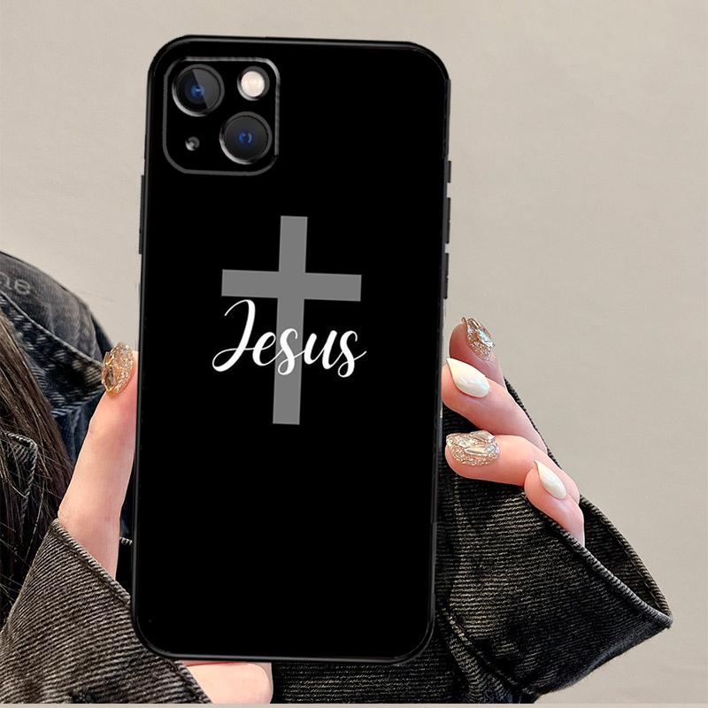 Verse of The Christian Bible Jesus Phone Case For iPhone 17 Pro Max 14 13 12 11 15 16 Pro Max mini 16 Plus 16e 17 Air Cover