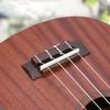Premium Rosewood Ukulele Saddles Bridge Replacement Set for Enhances Sound Vibration Transmission on 4 String Instrument