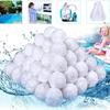 Water Filtration Media With White Fiber Ball For Pool And Aquarium Purification