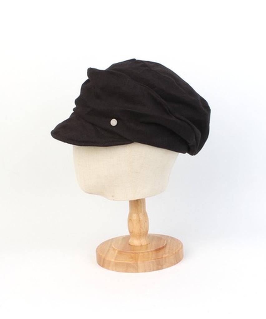 Yunibeosyeolkemiseuteuli Wire Wrinkle Black Marine Cap