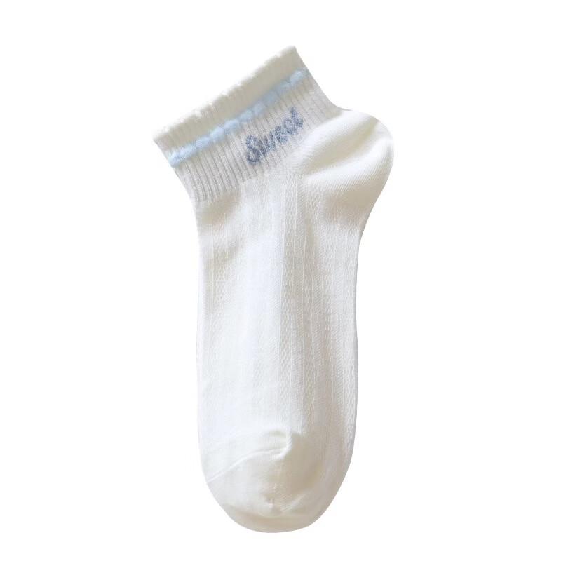 Yishan Yisi Women's Low-Cut Cotton Boat Socks (10 Pairs)