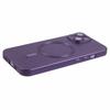 For iPhone 15 TPU Slim Case Rubberized Phone Cover with Lens Film Compatible with MagSafe