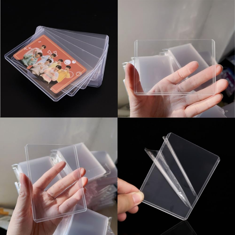 Set mit 30 Hartkarten-Loadern mit Schutz-Kartenhaltern für Sammelkarten Schützt Schützt Sammel-Handelskarten Verhindert Biegung und PVC-Transparente Folie,