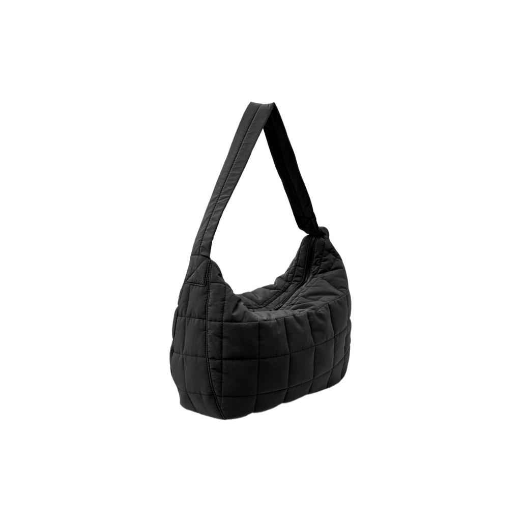 New COS Polyamide Crescent Bag, Portable Crossbody Bag, Shoulder Bag Regular Unisex Black 1179496001