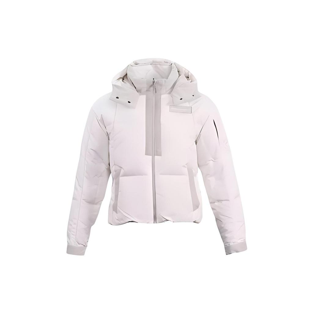 Converse Down Jackets Women's White Hooded Moderate Other 10023727-A02