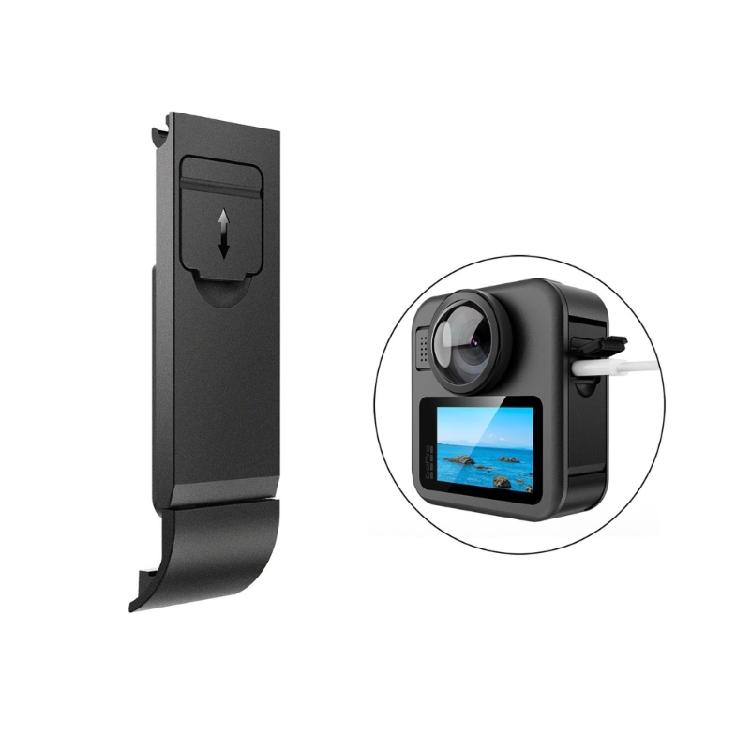 Quick Release Water Resistant Charging Door Dustproof Replacement Side Cover For MAX2 Action Cameras Ergonomic Design