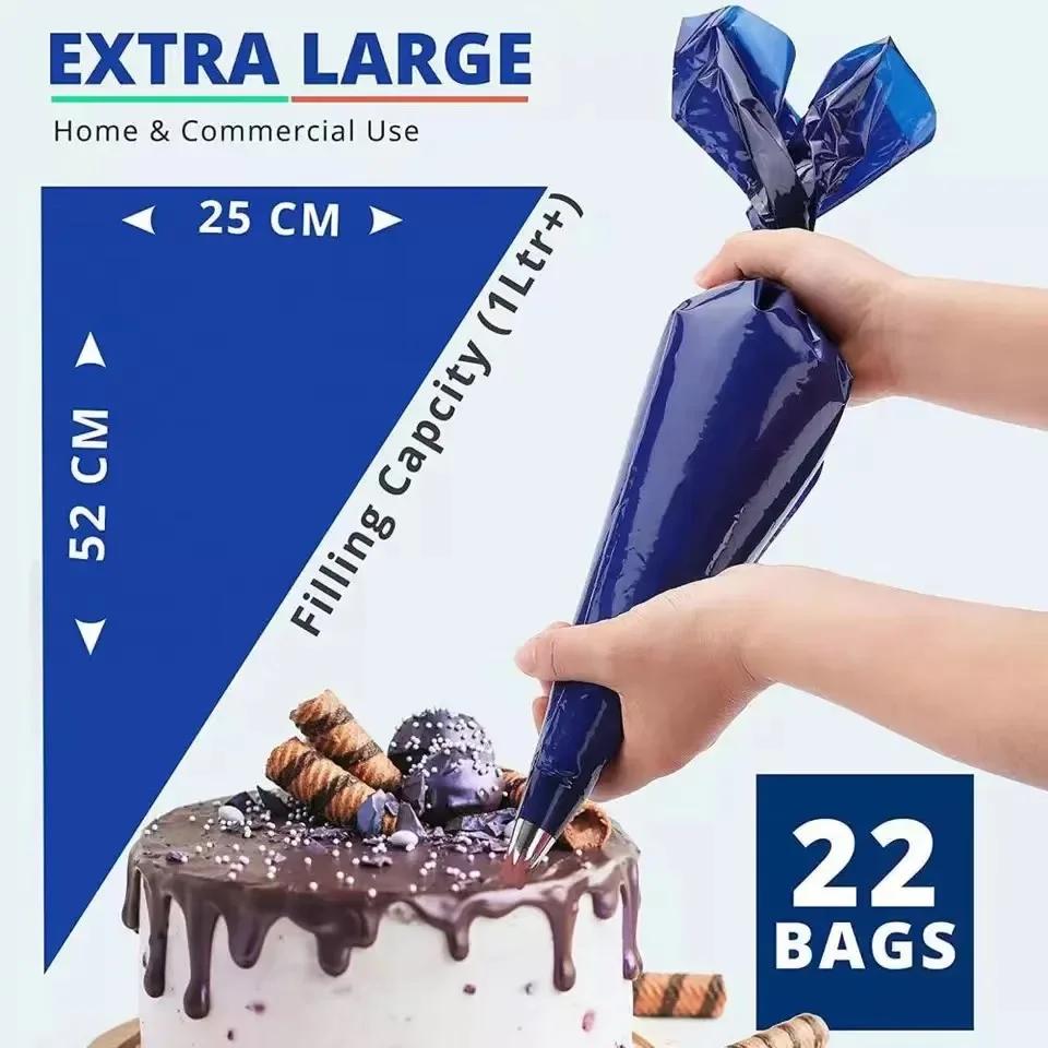 Pastry Bags Disposable 21 Inch Dessert Decoration Piping Bag Cake Decoration Baking Accessories Patisserie Professionnel Tool