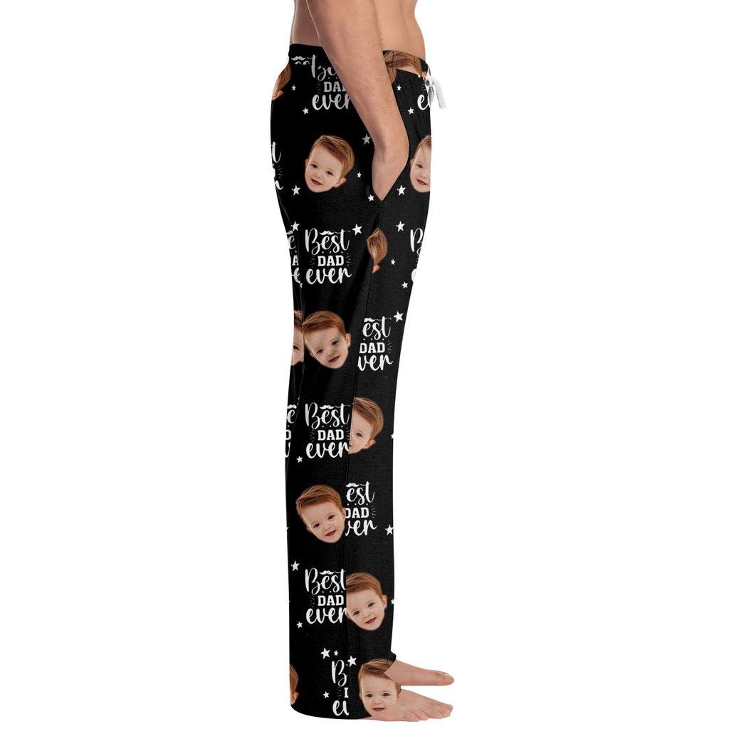 Erkekler Allover Baskılı Ev Pantolonu Uyku Pijama Pantolonu Uzun Pantolon Pijama Pantolonu Yoga Pantolonu