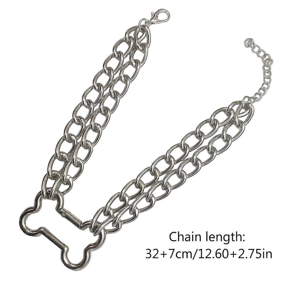 Chaîne de hanche Collier délicat en os creux Collier à longueur réglable Cadeau parfait pour la jeunesse à la mode
