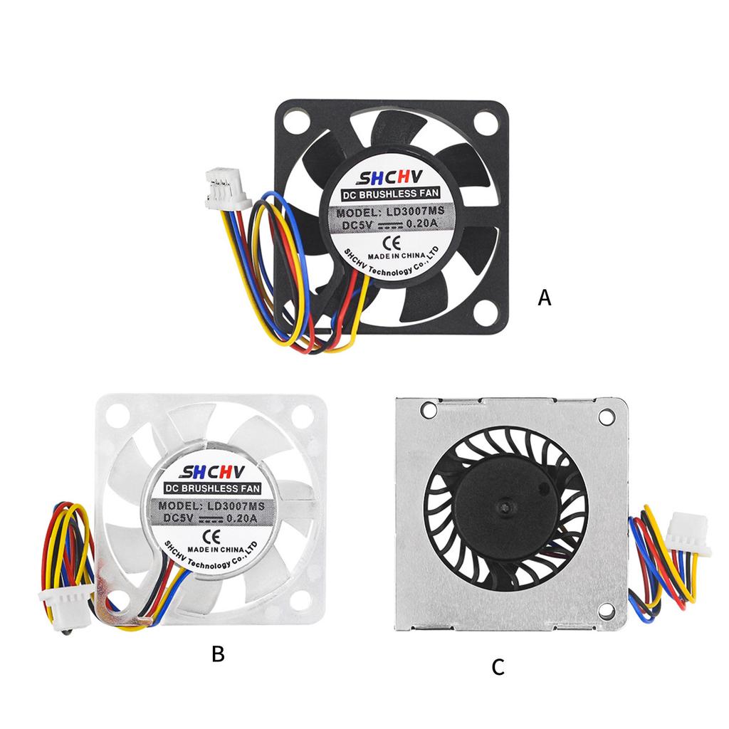5V Cooling Fan 4pin Jst Terminal For RaspberryPi5 Official Cooling Radiator Fan 30x30mm Replacement Fixed Radiator