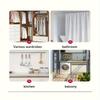 2 Pieces of Heavy-duty Stainless Steel Wardrobe Pole Bracket, with Screw Wall Mounted Bracket, Shower Pole Round Tube Holder