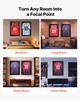 Jersey Frame Display Case, 92.5 x 71.8 x 4 cm, Wooden Sport Jersey Shadow Box with 98% UV Protection PC Panel and Hanger, Magnetic Lock, for Baseball